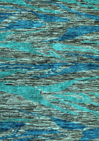 Oriental Light Blue Modern Rug, abs4204lblu