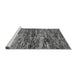 Sideview of Machine Washable Oriental Gray Modern Rug, wshabs4204gry