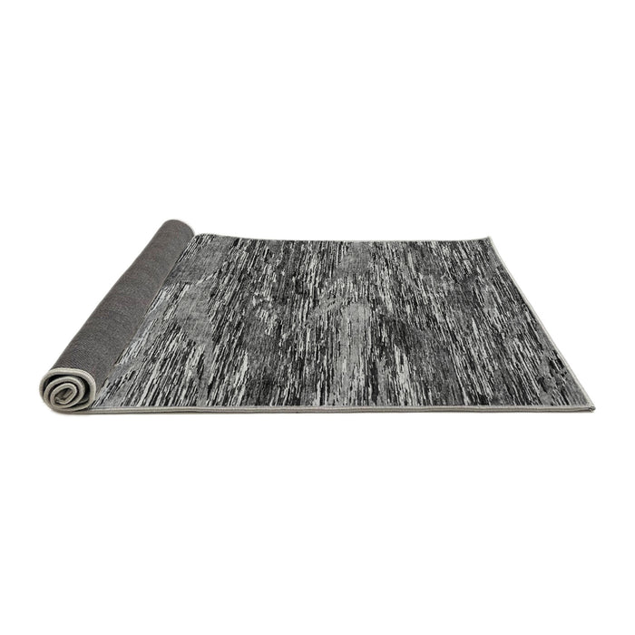 Sideview of Oriental Gray Modern Rug, abs4204gry