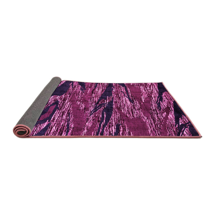 Sideview of Oriental Pink Modern Rug, abs4205pnk