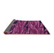 Sideview of Oriental Pink Modern Rug, abs4205pnk