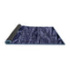 Sideview of Oriental Blue Modern Rug, abs4205blu