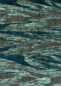 Oriental Light Blue Modern Rug, abs4205lblu