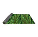 Sideview of Oriental Green Modern Rug, abs4205grn