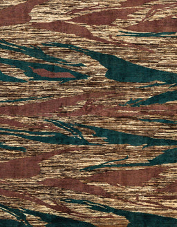 Abstract Red Oriental Rug, abs4205