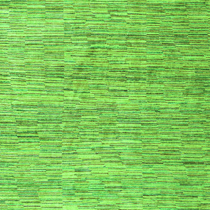 Machine Washable Oriental Green Modern Area Rugs, wshabs4206grn