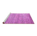 Sideview of Machine Washable Oriental Purple Modern Area Rugs, wshabs4206pur