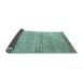 Sideview of Oriental Light Blue Modern Rug, abs4206lblu