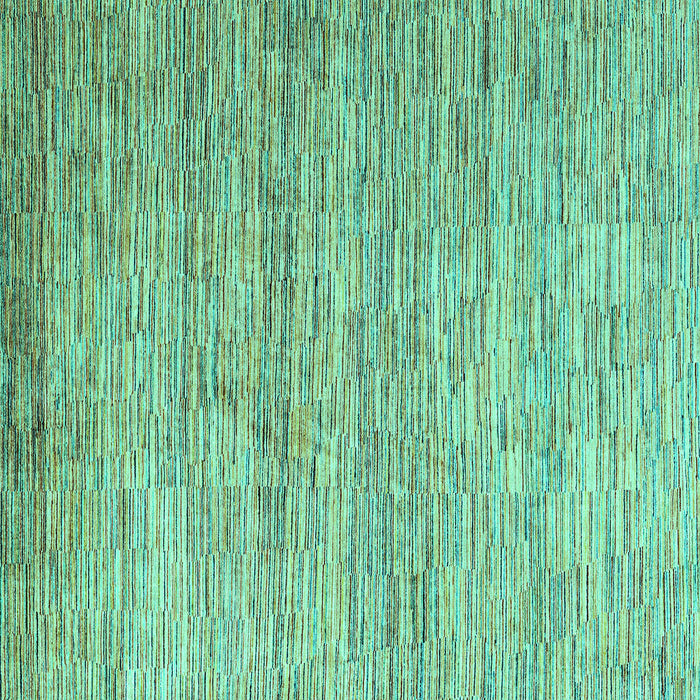 Square Machine Washable Oriental Turquoise Modern Area Rugs, wshabs4206turq