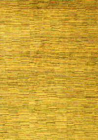 Oriental Yellow Modern Rug, abs4206yw