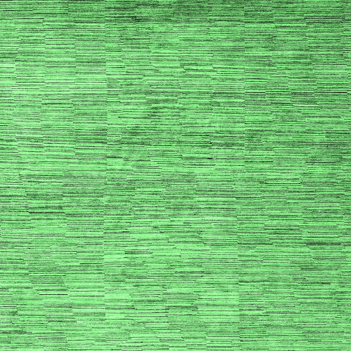Square Machine Washable Oriental Emerald Green Modern Area Rugs, wshabs4206emgrn