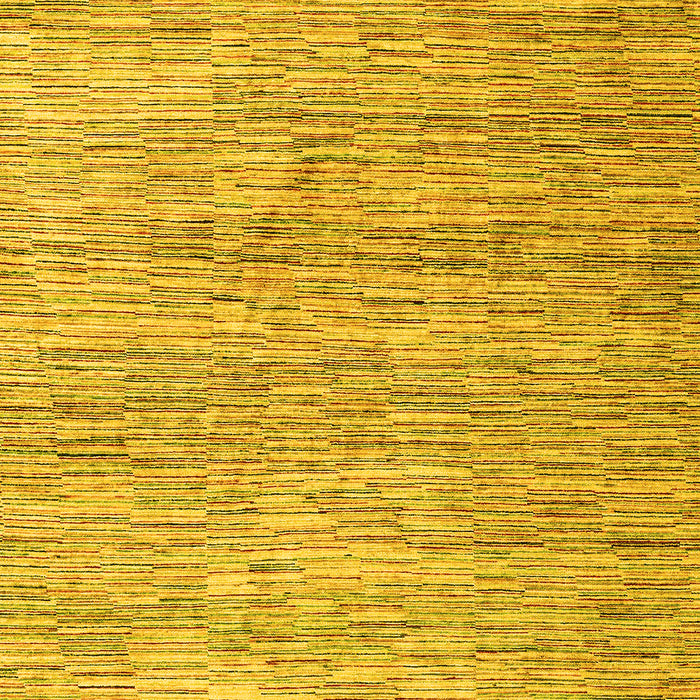 Machine Washable Oriental Yellow Modern Rug, wshabs4206yw
