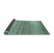 Sideview of Oriental Light Blue Modern Rug, abs4207lblu