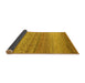 Sideview of Oriental Yellow Modern Rug, abs4207yw