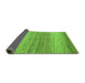 Sideview of Oriental Green Modern Rug, abs4207grn