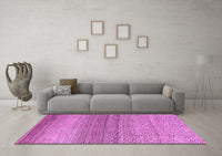 Machine Washable Oriental Purple Modern Rug, wshabs4207pur