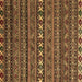 Square Machine Washable Oriental Brown Modern Rug, wshabs4208brn