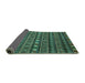 Sideview of Oriental Turquoise Modern Rug, abs4208turq