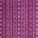 Square Machine Washable Oriental Pink Modern Rug, wshabs4208pnk