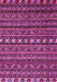 Machine Washable Oriental Pink Modern Rug, wshabs4208pnk