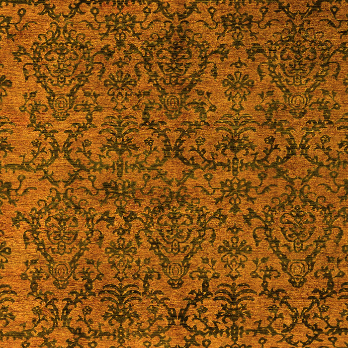 Oriental Yellow Modern Rug, abs4209yw