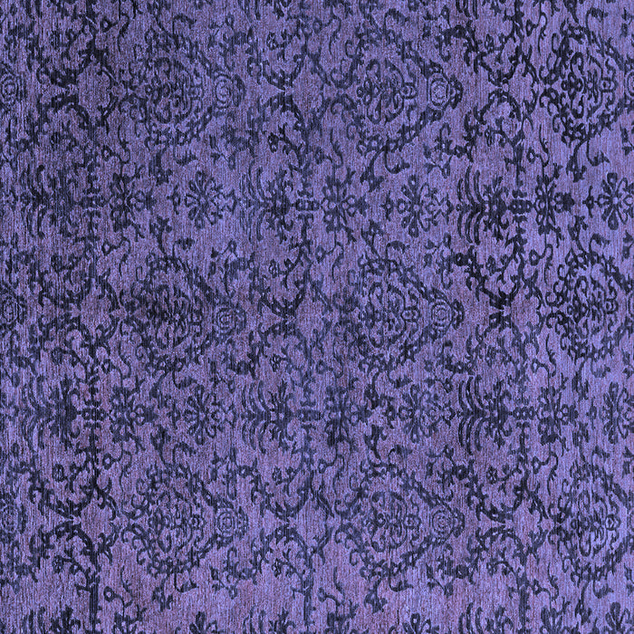 Square Oriental Blue Modern Rug, abs4209blu