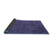 Sideview of Oriental Blue Modern Rug, abs4209blu