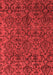 Oriental Red Modern Area Rugs