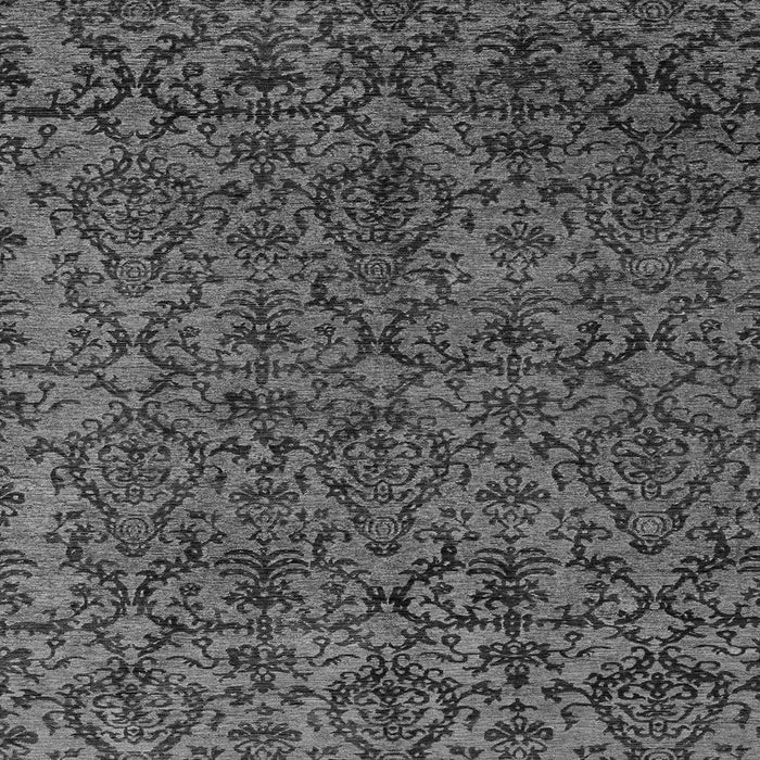 Square Oriental Gray Modern Rug, abs4209gry