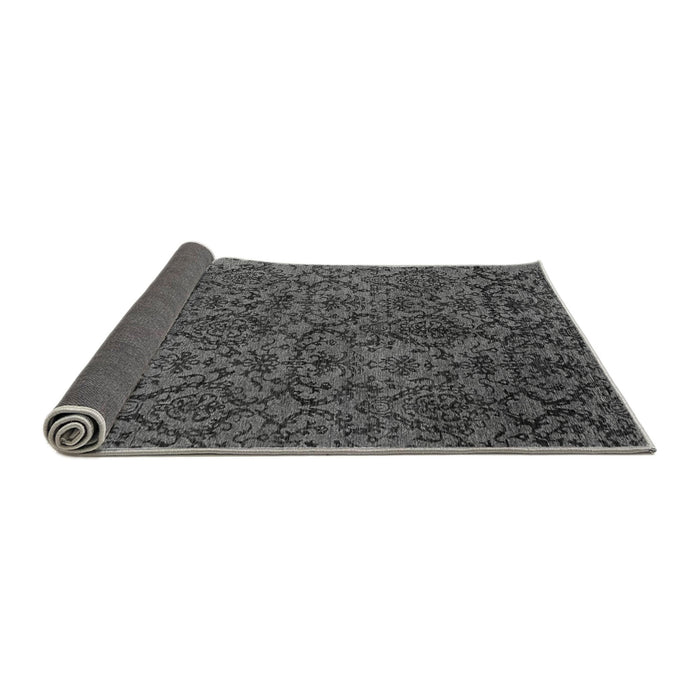 Sideview of Oriental Gray Modern Rug, abs4209gry