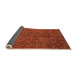 Sideview of Oriental Orange Modern Rug, abs4209org