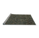 Sideview of Machine Washable Oriental Light Blue Modern Rug, wshabs4209lblu