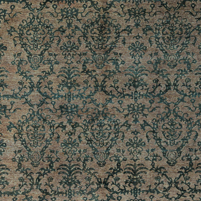 Machine Washable Oriental Light Blue Modern Rug, wshabs4209lblu