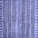 Square Abstract Blue Modern Rug, abs420blu