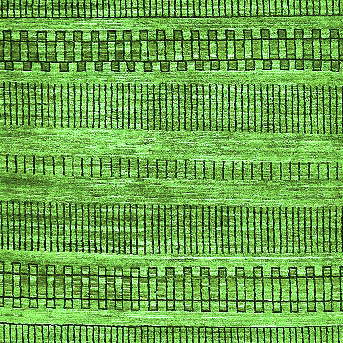 Machine Washable Abstract Green Modern Area Rugs, wshabs420grn