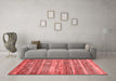 Modern Red Washable Rugs