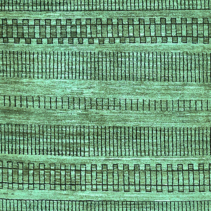 Abstract Turquoise Modern Rug, abs420turq