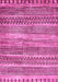 Machine Washable Abstract Pink Modern Rug, wshabs420pnk