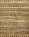 Abstract Saddle Brown Modern Rug, abs420