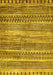 Abstract Yellow Modern Rug, abs420yw