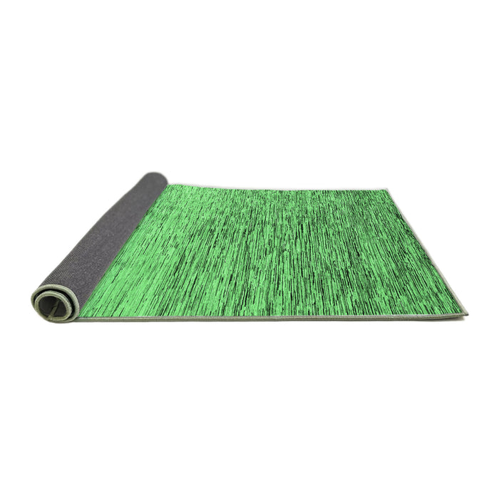 Sideview of Oriental Emerald Green Modern Rug, abs4210emgrn
