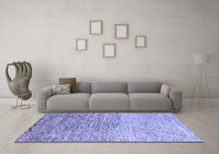 Machine Washable Oriental Blue Modern Rug, wshabs4210blu