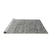 Sideview of Machine Washable Oriental Gray Modern Rug, wshabs4210gry