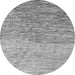 Round Oriental Gray Modern Rug, abs4210gry