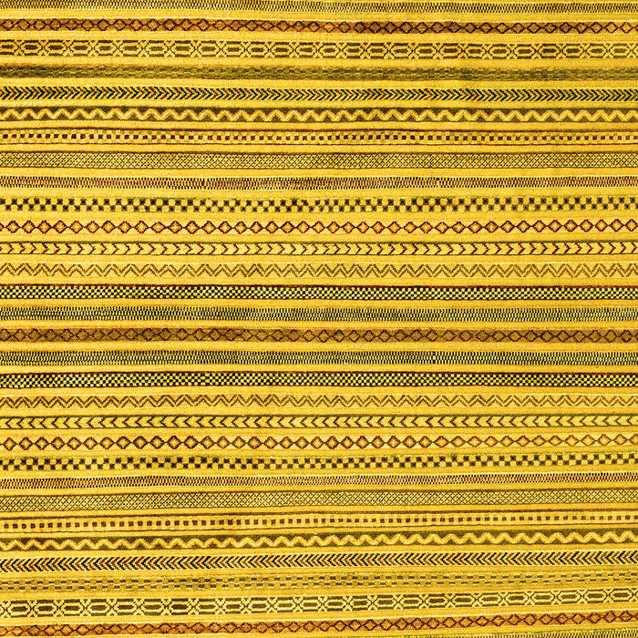 Machine Washable Oriental Yellow Modern Rug, wshabs4211yw