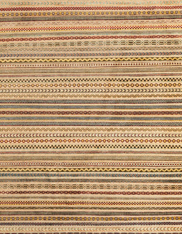 Abstract Light Brown Oriental Rug, abs4211
