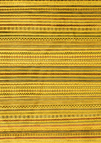 Oriental Yellow Modern Rug, abs4211yw