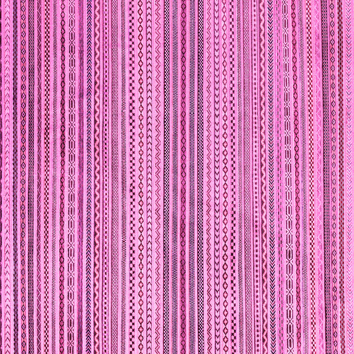 Square Oriental Pink Modern Rug, abs4211pnk