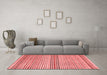 Modern Red Washable Rugs