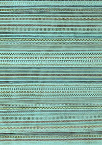 Oriental Light Blue Modern Rug, abs4211lblu